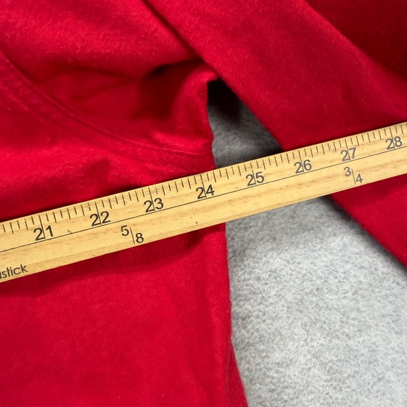 Vintage Woolrich Flannel Shirt Mens Large Red Buck Deer Sportsman Chamois Rugged - Picture 6 of 8